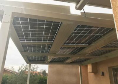 Ombrière Photovoltaïque en guise de Pergola