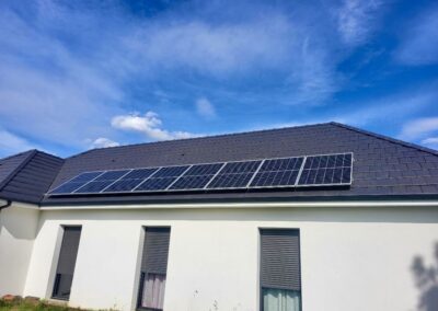 Installation en autoconsommation 3Kwc, en panneaux allemands bi-verre Solarwatt à PAU
