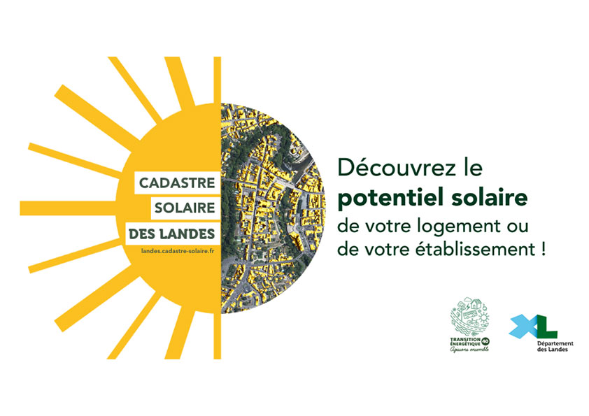 Cadastre solaire des Landes : Découvrez le potentiel solaire de votre habitation.